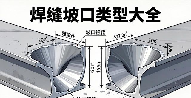 I形坡口焊缝_V形坡口焊缝_常见焊接坡口图解