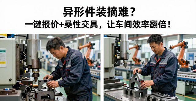 异形件装夹难？一键报价+柔性夹具，让车间效率翻倍！-铆焊老刘铆工焊工笔记