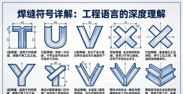 焊接坡口图标_焊缝基本符号详解_焊缝符号标注技巧