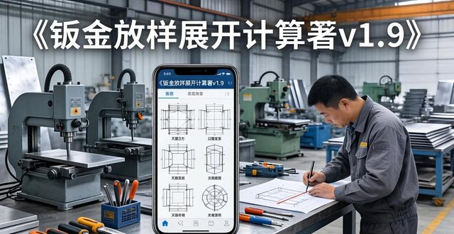 钣金放样展开计算器v1.9-铆焊老刘铆工焊工笔记