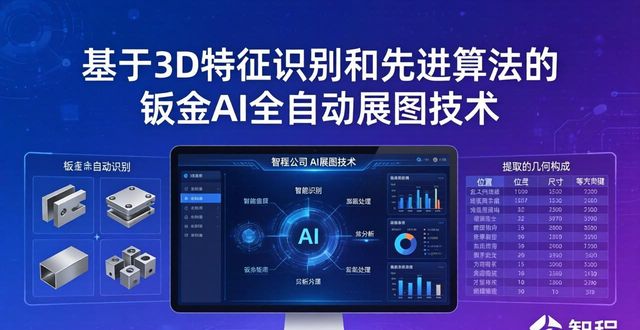 基于3D特征识别和先进算法的钣金AI全自动展图技术-铆焊老刘铆工焊工笔记