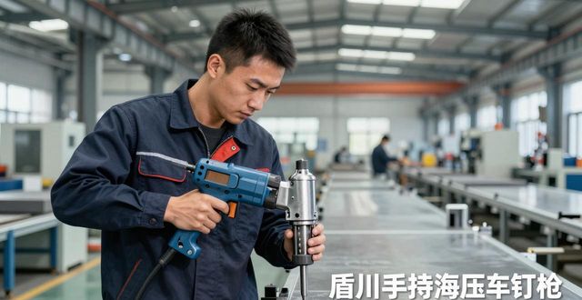 钣金螺母压铆效率提升 手持液压铆钉枪 便携式钣金压铆设备_电动压铆工具怎么用