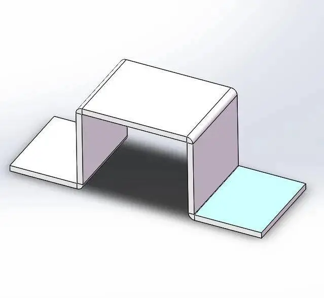 面板钣金展开图_基体法兰创建步骤_钣金件绘制方法