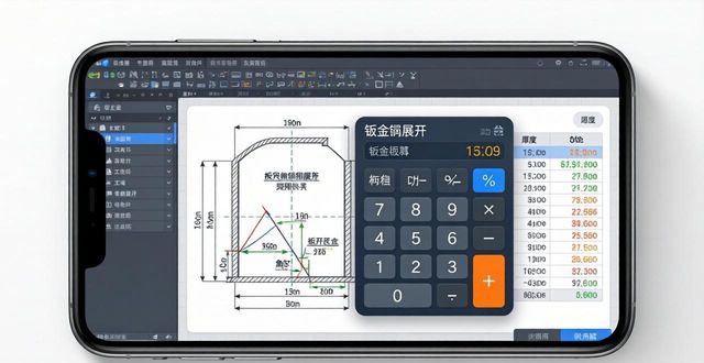 手机钣金展开图计算器_手机在线钣金放样展开工具_钣金展开手机版下载