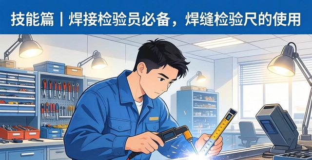 技能篇｜焊接检验员必备，焊缝检验尺的使用-铆焊老刘铆工焊工笔记
