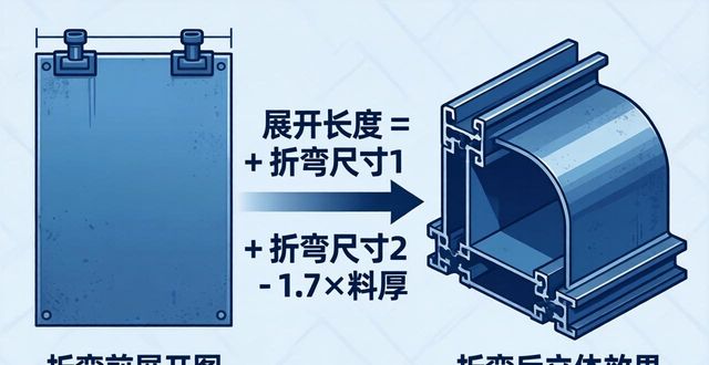 90度折弯计算公式_折弯钣金展开公式_钣金折弯展开长度计算
