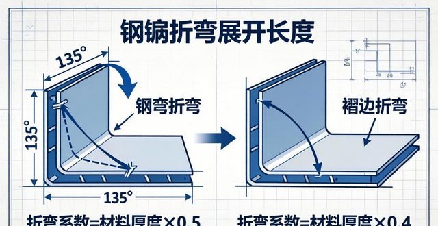 钣金折弯展开长度计算_90度折弯计算公式_折弯钣金展开公式