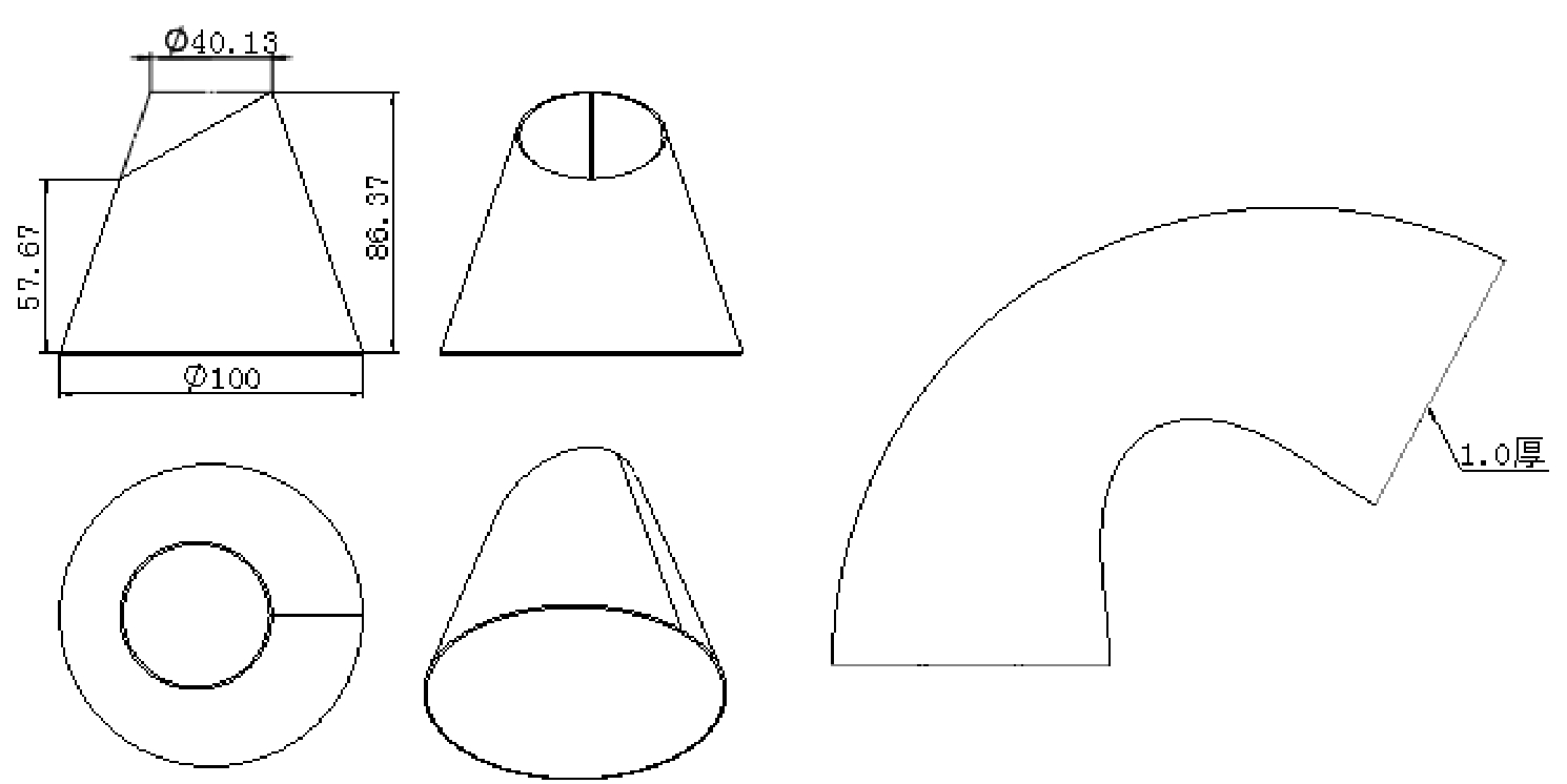 打开钣金展开图_SolidWorks钣金设计界面_SolidWorks钣金展开放样流程