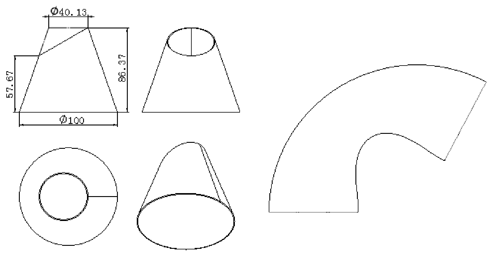 SolidWorks钣金展开放样流程_SolidWorks钣金设计界面_打开钣金展开图
