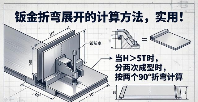 钣金折弯中性层位置计算_折弯钣金展开公式_材料厚度对展开长度影响