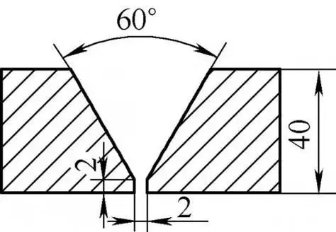 焊接坡口简图_坡口角度深度宽度参数_坡口几何尺寸详解
