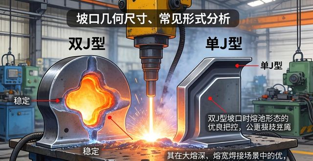 坡口角度深度宽度参数_坡口几何尺寸详解_焊接坡口简图