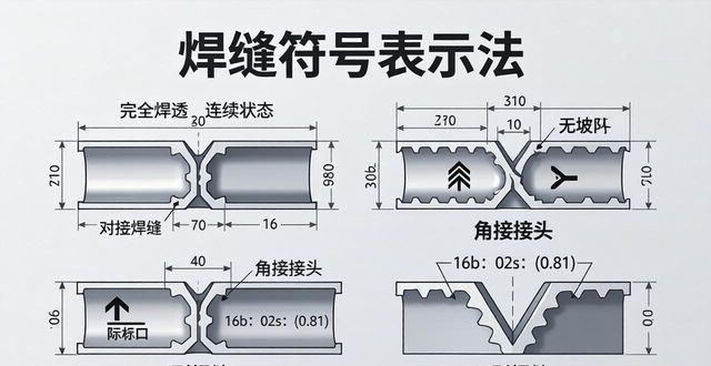 《焊缝符号表示法》应用示例-铆焊老刘铆工焊工笔记