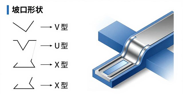 焊接坡口基本形式与尺寸_焊接端面坡口_焊接接头种类及形式