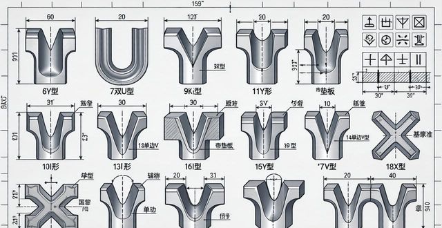 常用的坡口形式及焊缝符号表示-铆焊老刘铆工焊工笔记