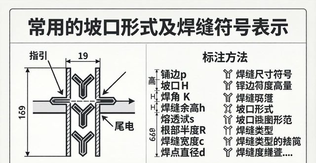 立柱焊接坡口图片_坡口形式种类_焊缝代号组成