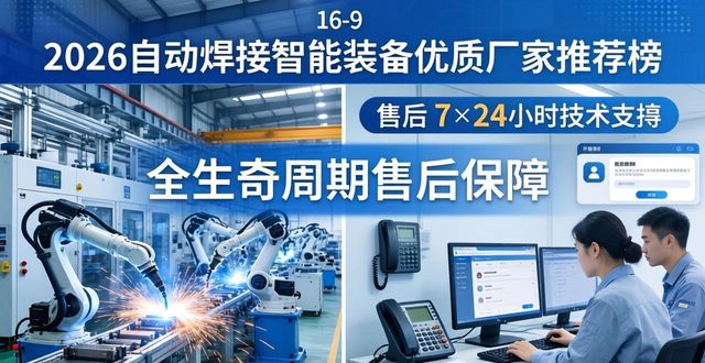 2026自动焊接智能装备优质厂家推荐榜-铆焊老刘铆工焊工笔记