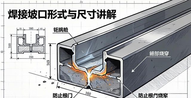焊接坡口形式与尺寸讲解-铆焊老刘铆工焊工笔记