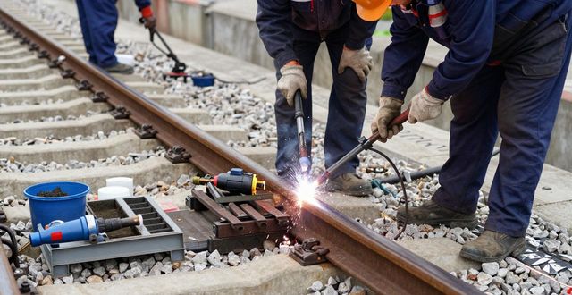 轨道铝热焊师傅-铆焊老刘铆工焊工笔记