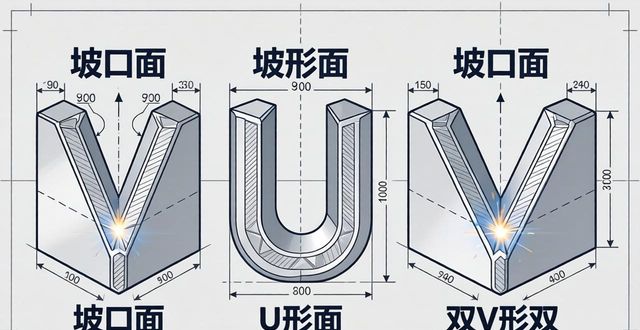 焊接常见坡口形式图解-铆焊老刘铆工焊工笔记