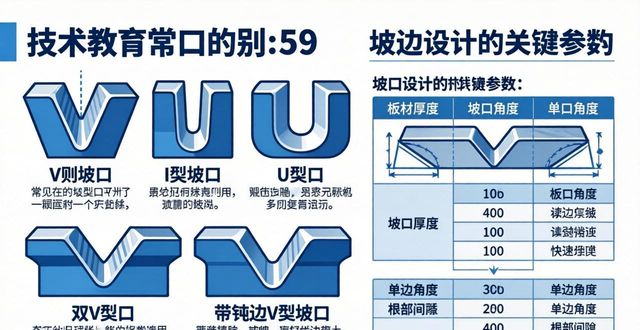 焊接坡口形式_焊接坡口设计参数_u型焊接坡口
