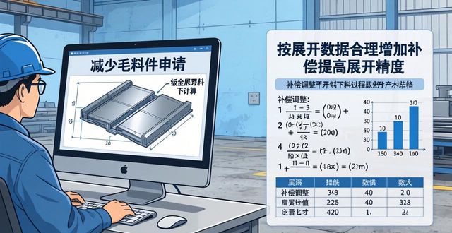 钣金零件展开数据设计_钣金下料展开技术_钣金下料数据补偿方法