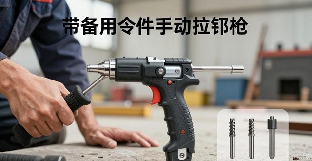 自制金属拉铆工具_带备用零件的手动拉铆枪_模块化设计快速维修拉铆枪
