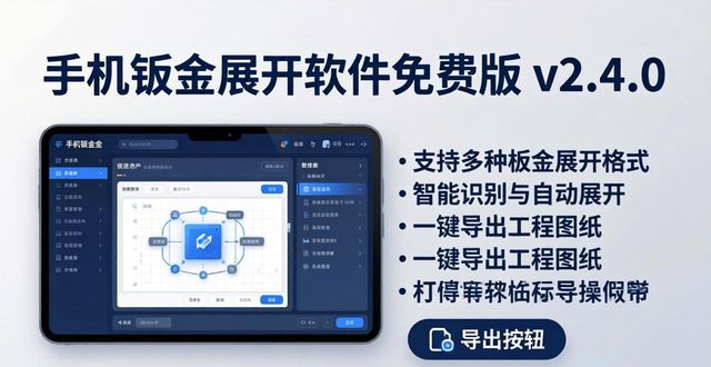钣金展开下料软件下载_一键式动态图生成工具_手机钣金展开软件