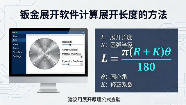钣金计算展开计算_钣金展开软件计算尺寸_钣金展开原理公式查验