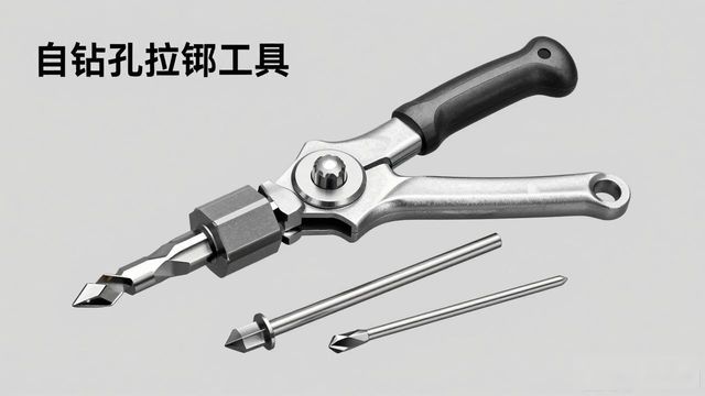 自制简易拉铆工具教程_自钻孔拉铆工具 集成式装修工具 钻孔拉铆一体化工具