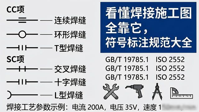 焊接符号标注例题讲解_钢结构焊接符号含义_焊接符号标注方法