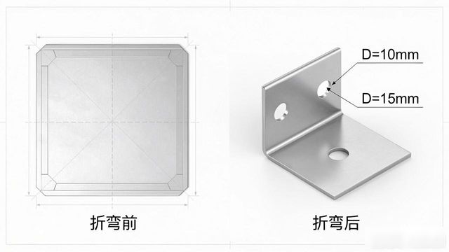 展开计算公式原理_钣金角度展开扣除_钣金折弯中性层位置计算