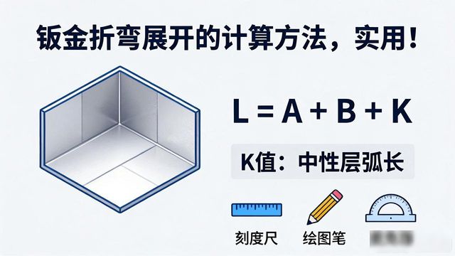 展开计算公式原理_钣金折弯中性层位置计算_钣金角度展开扣除