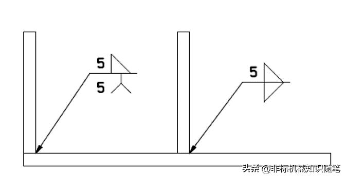焊缝符号标注法_cad图焊接符号_焊缝图示法
