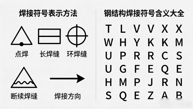 坡口符号表示方法_焊接符号标注方法_钢筋搭接焊接焊接符号