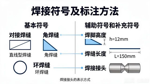 焊接符号多处_焊接符号标注方法_焊接接头基本形式