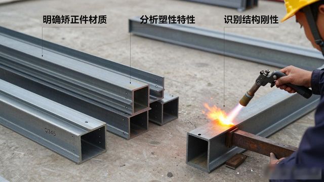 火焰矫正常用方法及温度控制_火焰矫正原理_工字钢的火焰矫正