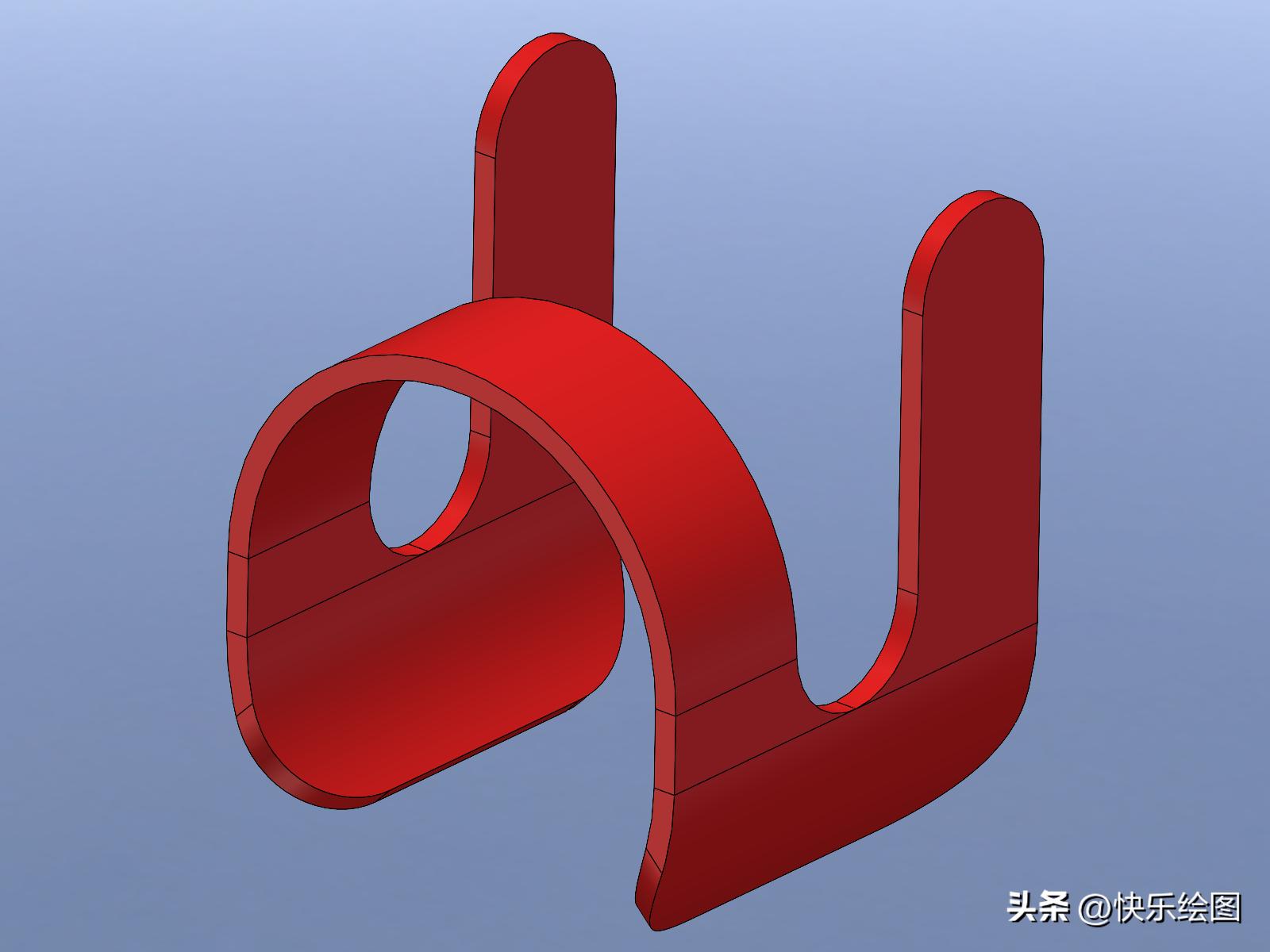 钣金圆角弧形展开_钣金件展开与折叠教程_钣金件绘制步骤