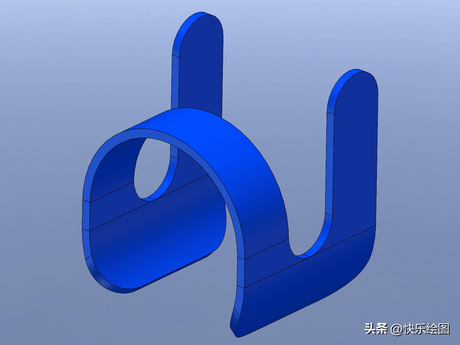 钣金圆角弧形展开_钣金件展开与折叠教程_钣金件绘制步骤