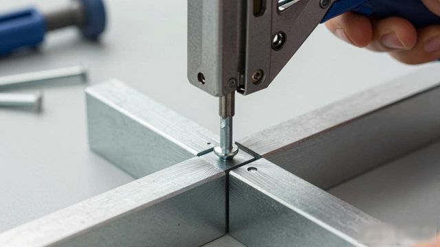 盲铆钉铆钉枪安装过程_R型塑料铆钉安装方法_铆钉压铆工具怎么用