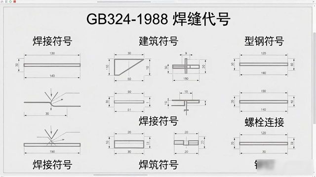 钢结构焊接符号解读_焊接图纸坡口符号详解_识别焊接符号