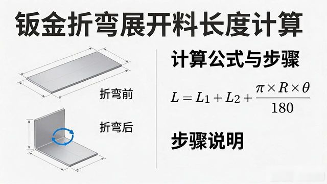 钣金折弯展开计算app_钣金非90°折弯展开长度计算公式_钣金非90°折弯展开料长度计算方法