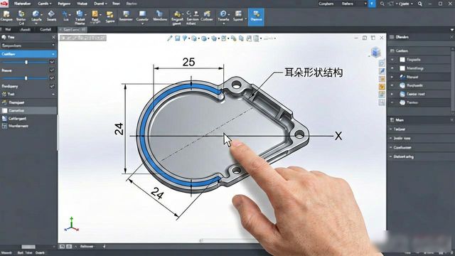 绘制钣金料斗3D_钣金料斗绘制方法_钣金展开锥形放样