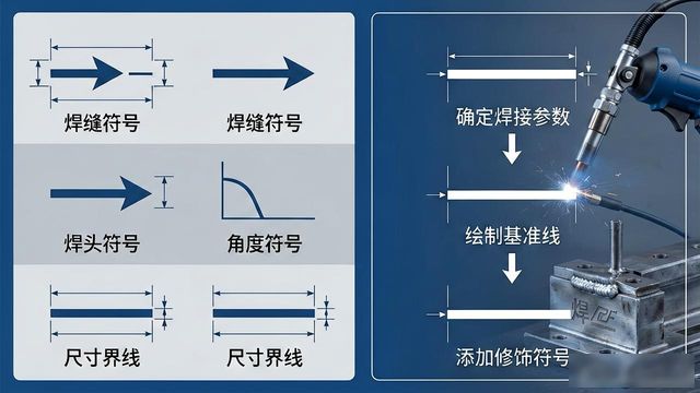 焊接符号和焊缝符号区别_焊接符号标注方法_焊接符号大全