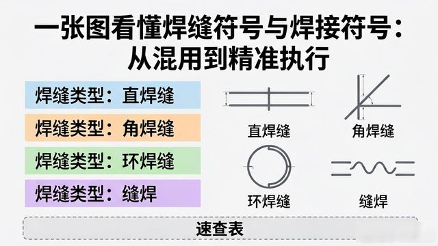一张图看懂焊缝符号与焊接符号：从混用到精准执行-铆焊老刘铆工焊工笔记