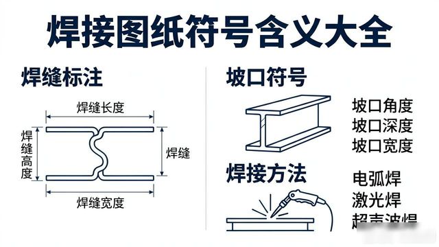 焊接图纸符号解析_焊接符号里焊接方法代号_焊接符号标注实例