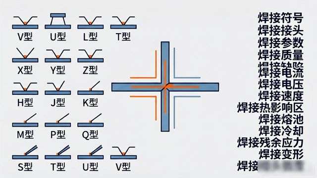 坡口形式选择_焊接符号标注_焊接图上加工符号