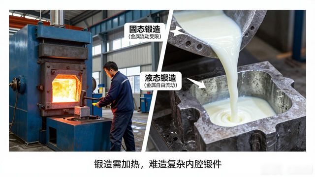 自由锻模锻特点_大型锻件锻造加工_大型零件加工编程特点