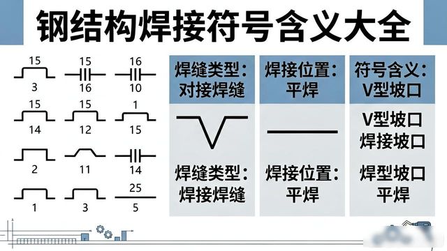 各种焊接符号意义_焊接符号标注方法_钢结构焊缝符号含义