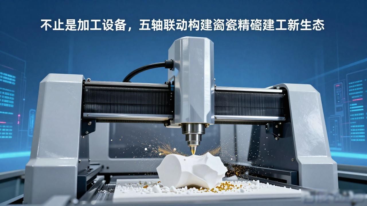 五轴联动陶瓷精雕机_五轴加工_陶瓷加工设备国产化替代